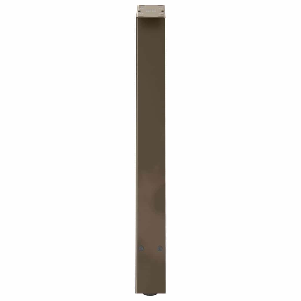Salontafelpoten 2 St A-Vormig Staal 50 x (72-73) cm Naturel