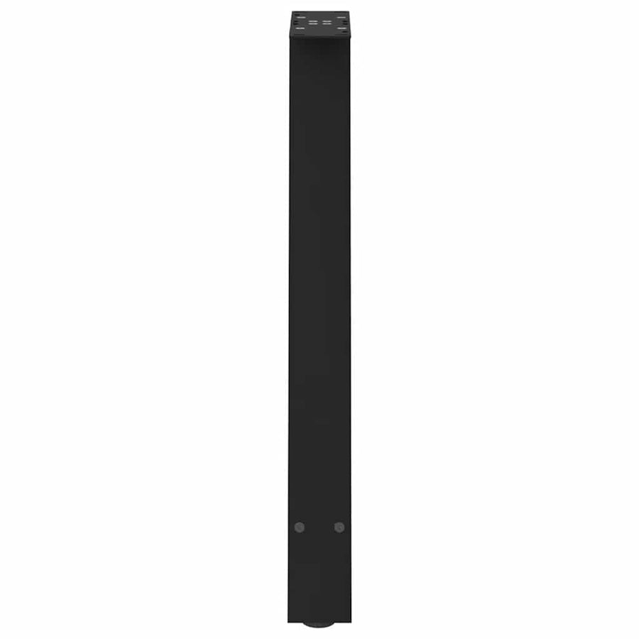 Salontafelpoten 2 st A-vormig 60x(72-73) cm staal zwart