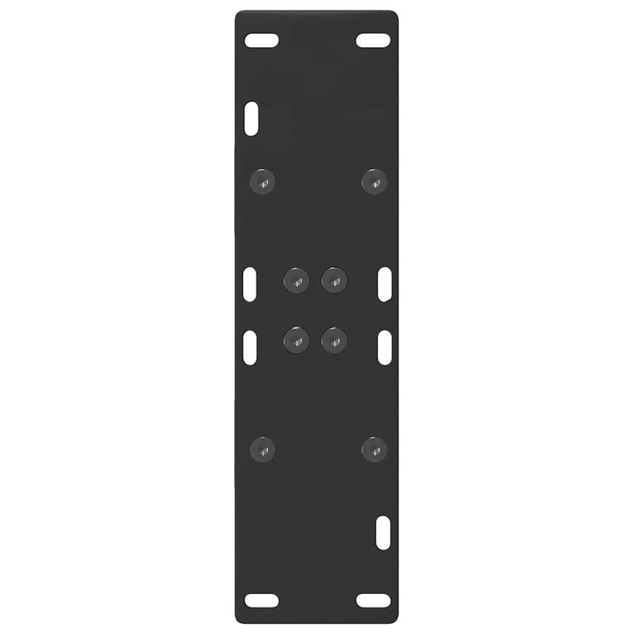 Salontafelpoten 2 st A-vormig 60x(72-73) cm staal zwart