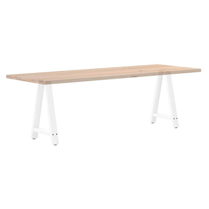 Eettafelpoten A-Vormig Staal Wit 60 x (72-73) cm
