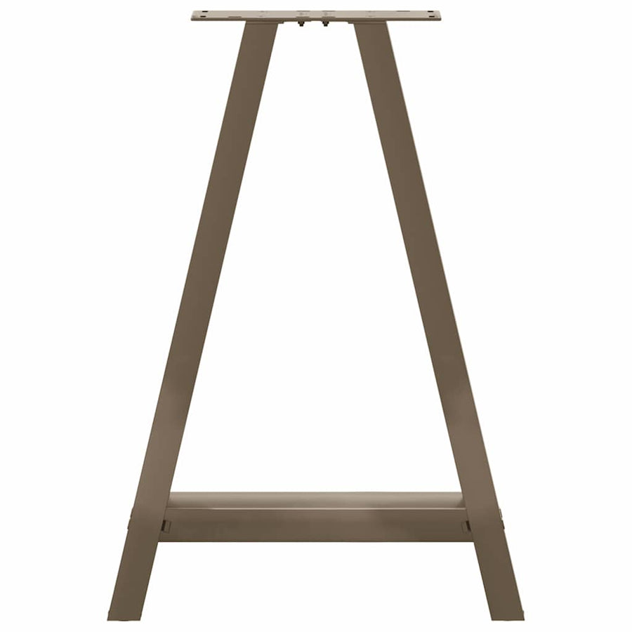 Salontafelpoten 2 St A-Vormig Staal 60 x (72-73) cm Naturel