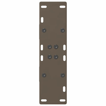 Salontafelpoten 2 St A-Vormig Staal 60 x (72-73) cm Naturel