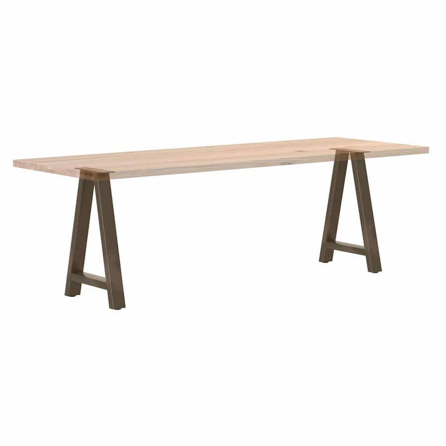 Salontafelpoten 2 St A-Vormig Staal 60 x (72-73) cm Naturel