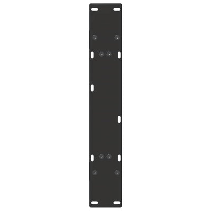 Salontafelpoten 2 st A-vormig 70x(72-73) cm staal zwart