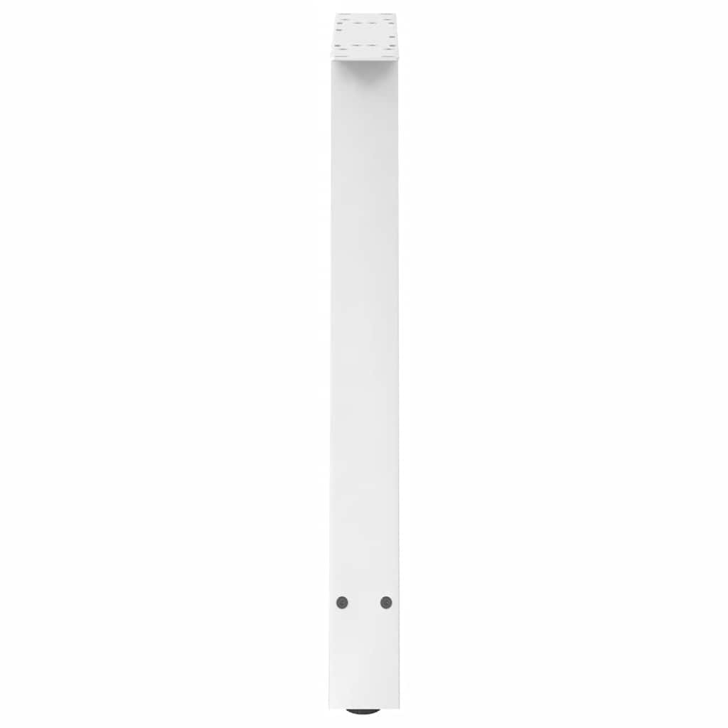 Eettafelpoten A-Vormig Staal Wit 70 x (72-73) cm