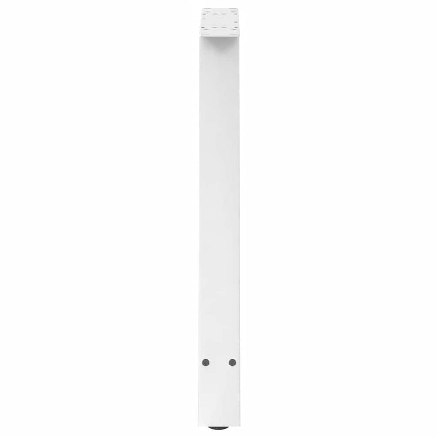 Eettafelpoten A-Vormig Staal Wit 70 x (72-73) cm