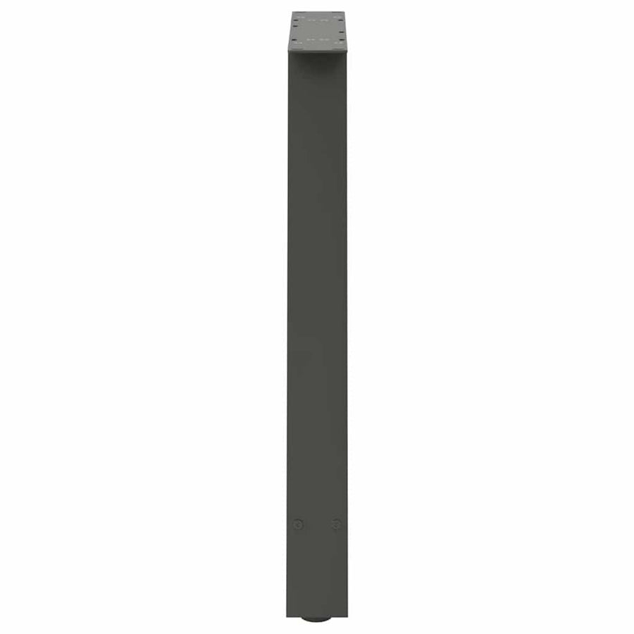 Salontafelpoten 2 st A-vormig 70x(72-73) cm staal antraciet
