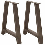 Tafelpoten 2 st A-vormig 70x72 cm staal