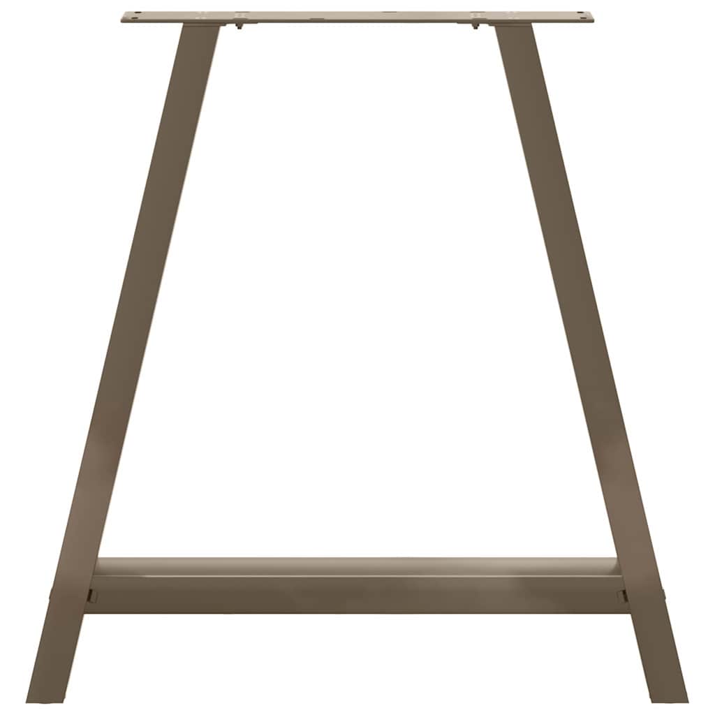 Salontafelpoten 2 St A-Vormig Staal 70 x (72-73) cm Naturel