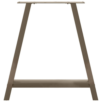 Salontafelpoten 2 St A-Vormig Staal 70 x (72-73) cm Naturel