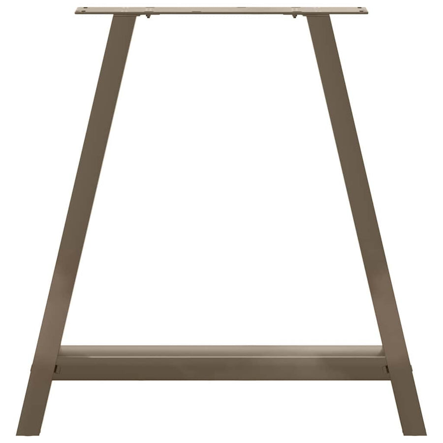 Salontafelpoten 2 St A-Vormig Staal 70 x (72-73) cm Naturel