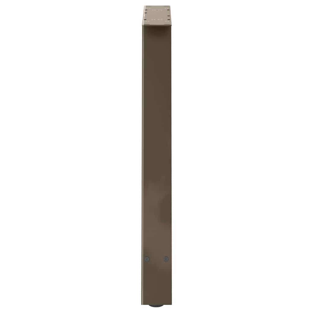 Salontafelpoten 2 St A-Vormig Staal 70 x (72-73) cm Naturel