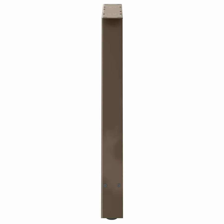 Salontafelpoten 2 St A-Vormig Staal 70 x (72-73) cm Naturel