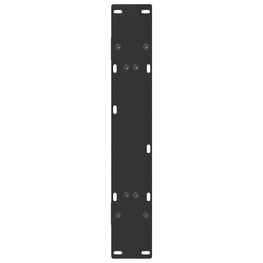 Salontafelpoten 2 st A-vormig 80x(72-73) cm staal zwart