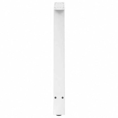 Salontafelpoten 2 st A-vormig 80x(72-73) cm staal wit