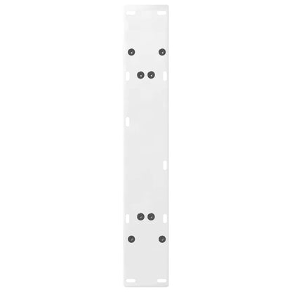 Salontafelpoten 2 st A-vormig 80x(72-73) cm staal wit