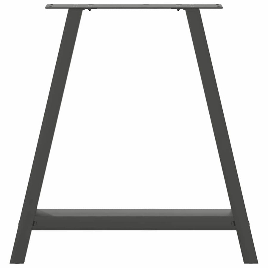 Salontafelpoten 2 st A-vormig 80x(72-73) cm staal antraciet