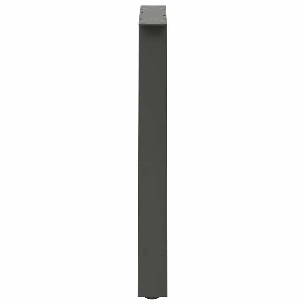Salontafelpoten 2 st A-vormig 80x(72-73) cm staal antraciet