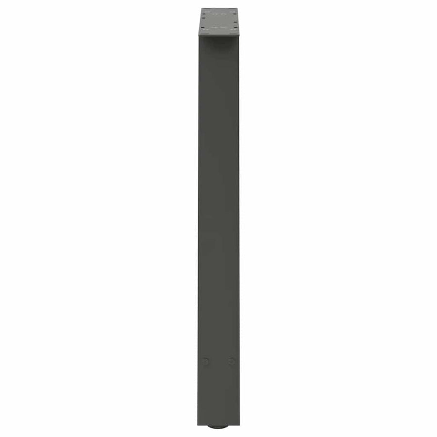 Salontafelpoten 2 st A-vormig 80x(72-73) cm staal antraciet
