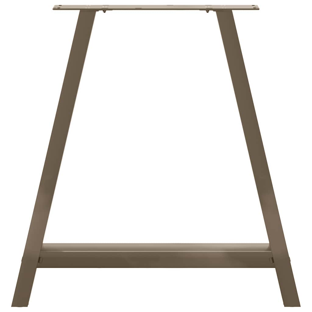 Salontafelpoten 2 St A-Vormig Staal 80 x (72-73) cm Naturel