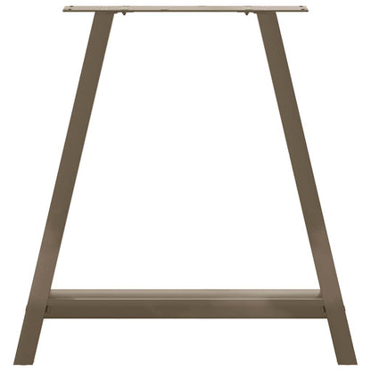 Salontafelpoten 2 St A-Vormig Staal 80 x (72-73) cm Naturel