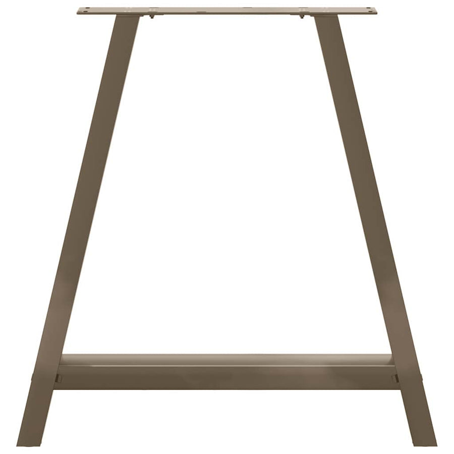 Salontafelpoten 2 St A-Vormig Staal 80 x (72-73) cm Naturel
