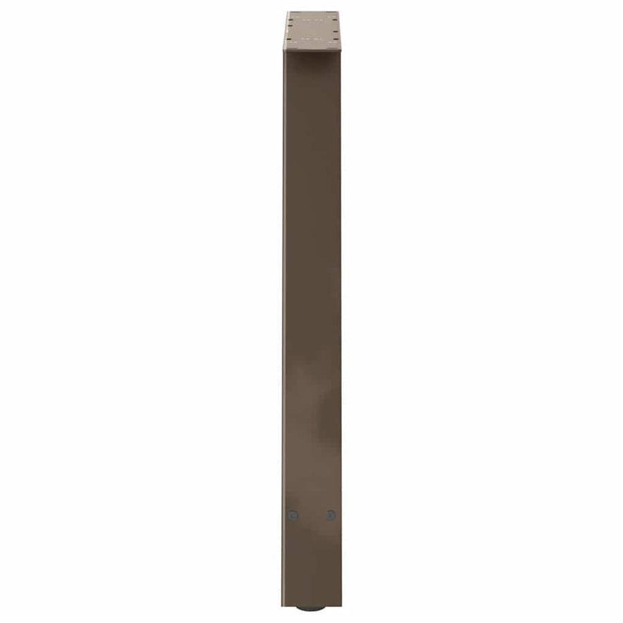 Salontafelpoten 2 St A-Vormig Staal 80 x (72-73) cm Naturel