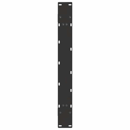 Salontafelpoten 2 st A-vormig 90x(72-73) cm staal zwart