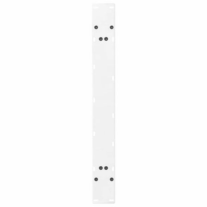 Salontafelpoten 2 st A-vormig 90x(72-73) cm staal wit