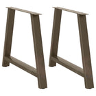 Dining table legs 2 pcs A-shaped 90x(72-73) cm steel