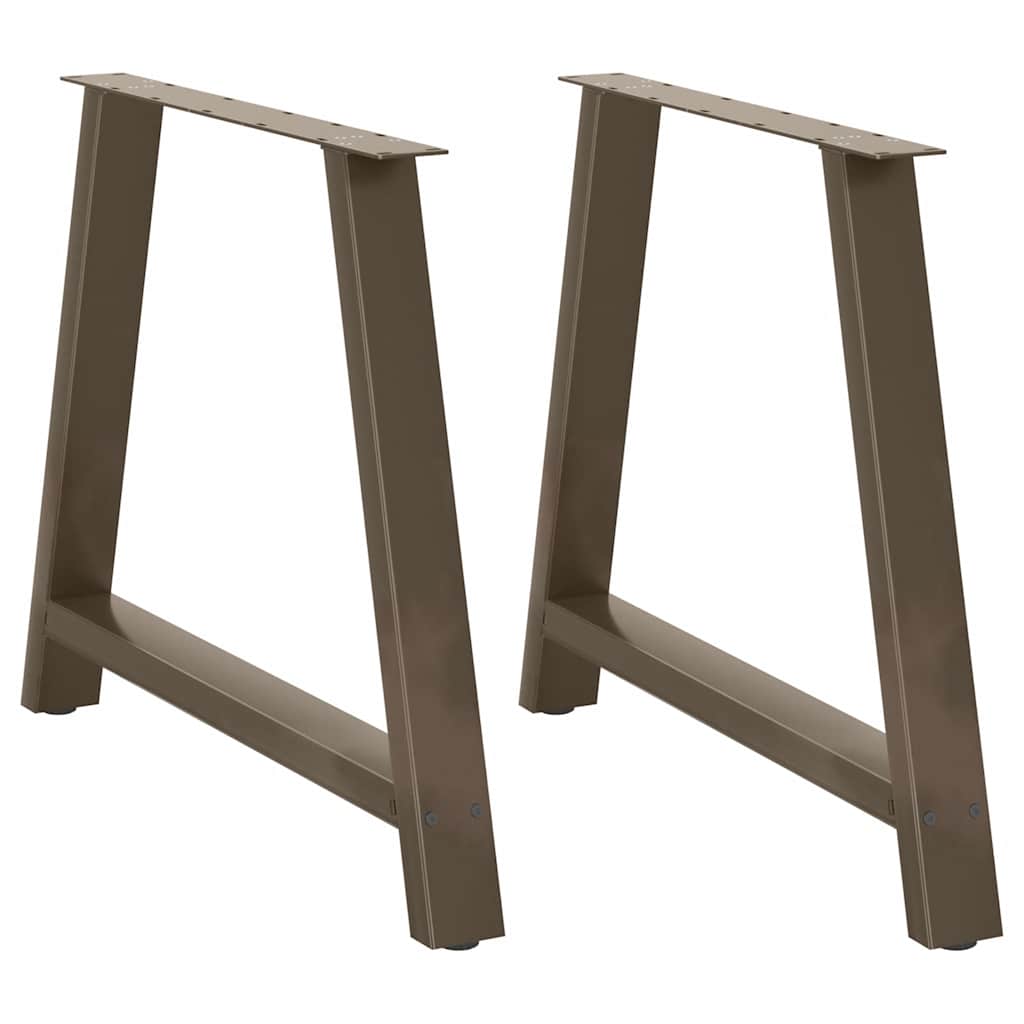 Salontafelpoten 2 St A-Vormig Staal 90 x (72-73) cm Naturel