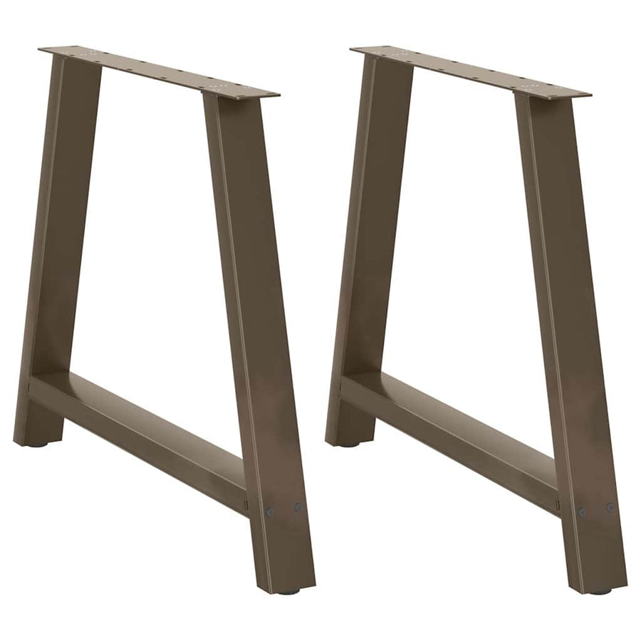 Salontafelpoten 2 St A-Vormig Staal 90 x (72-73) cm Naturel