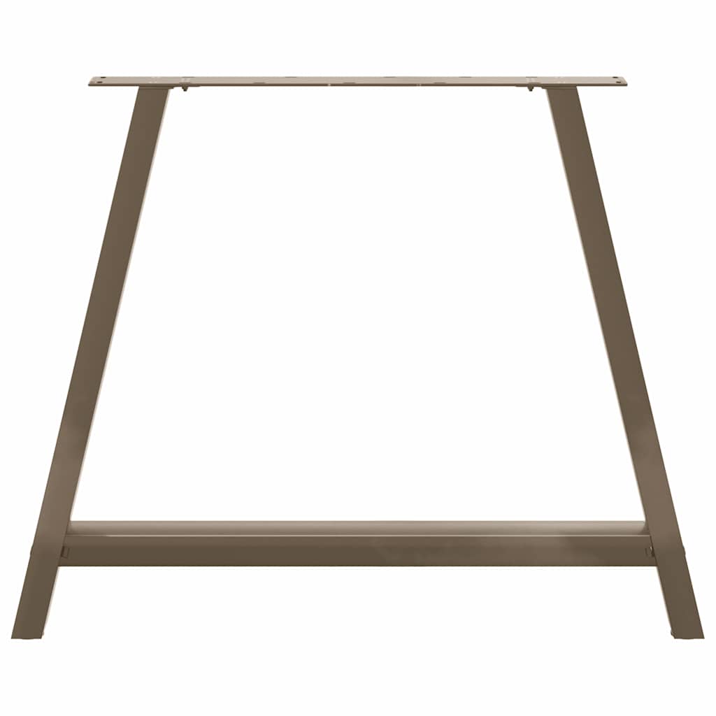 Salontafelpoten 2 St A-Vormig Staal 90 x (72-73) cm Naturel