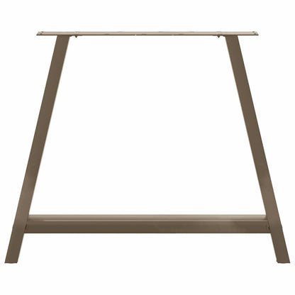 Salontafelpoten 2 St A-Vormig Staal 90 x (72-73) cm Naturel