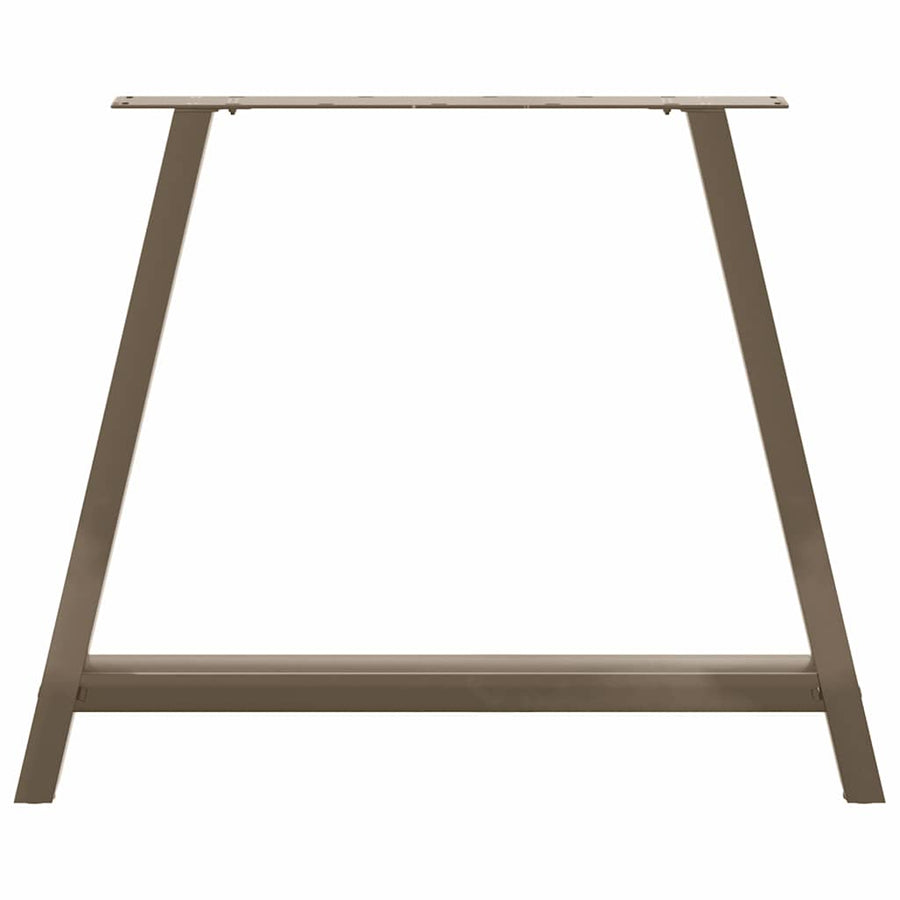 Salontafelpoten 2 St A-Vormig Staal 90 x (72-73) cm Naturel