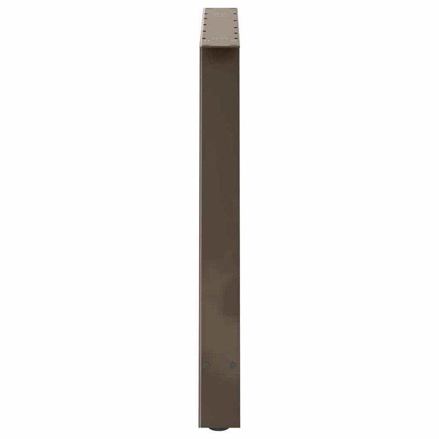 Salontafelpoten 2 St A-Vormig Staal 90 x (72-73) cm Naturel