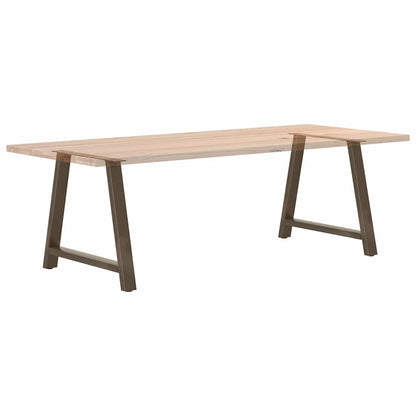 Salontafelpoten 2 St A-Vormig Staal 90 x (72-73) cm Naturel