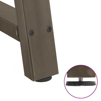 Salontafelpoten 2 St A-Vormig Staal 90 x (72-73) cm Naturel