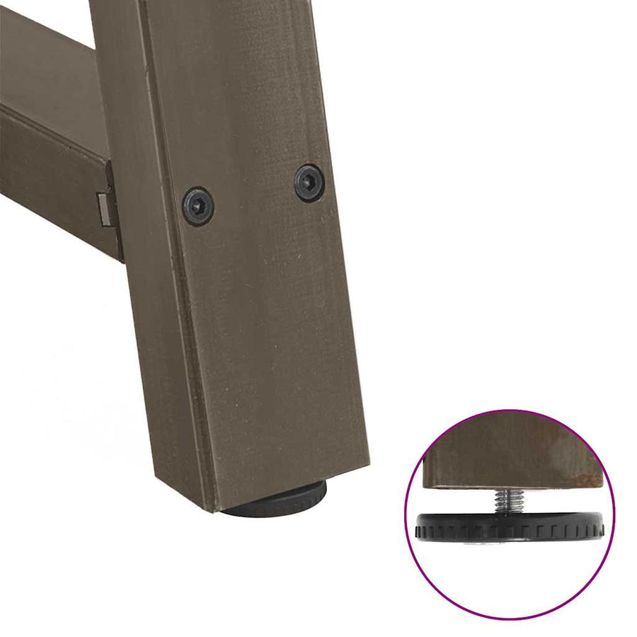 Salontafelpoten 2 St A-Vormig Staal 90 x (72-73) cm Naturel