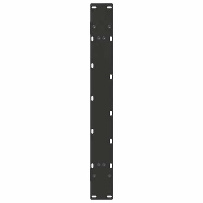Salontafelpoten 2 st A-vormig 100x(72-73) cm staal zwart