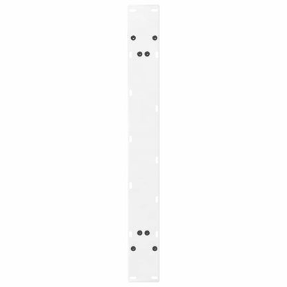 Salontafelpoten 2 st A-vormig 100x(72-73) cm staal wit