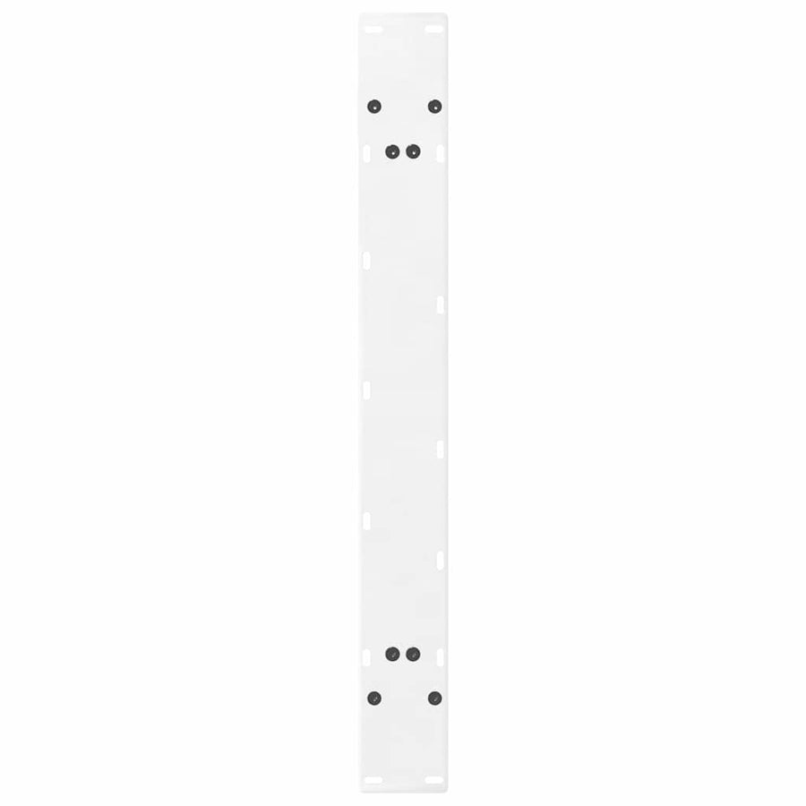 Salontafelpoten 2 st A-vormig 100x(72-73) cm staal wit