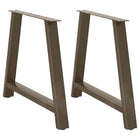 Dining table legs 2 pcs A-shaped 100x(72-73) cm steel