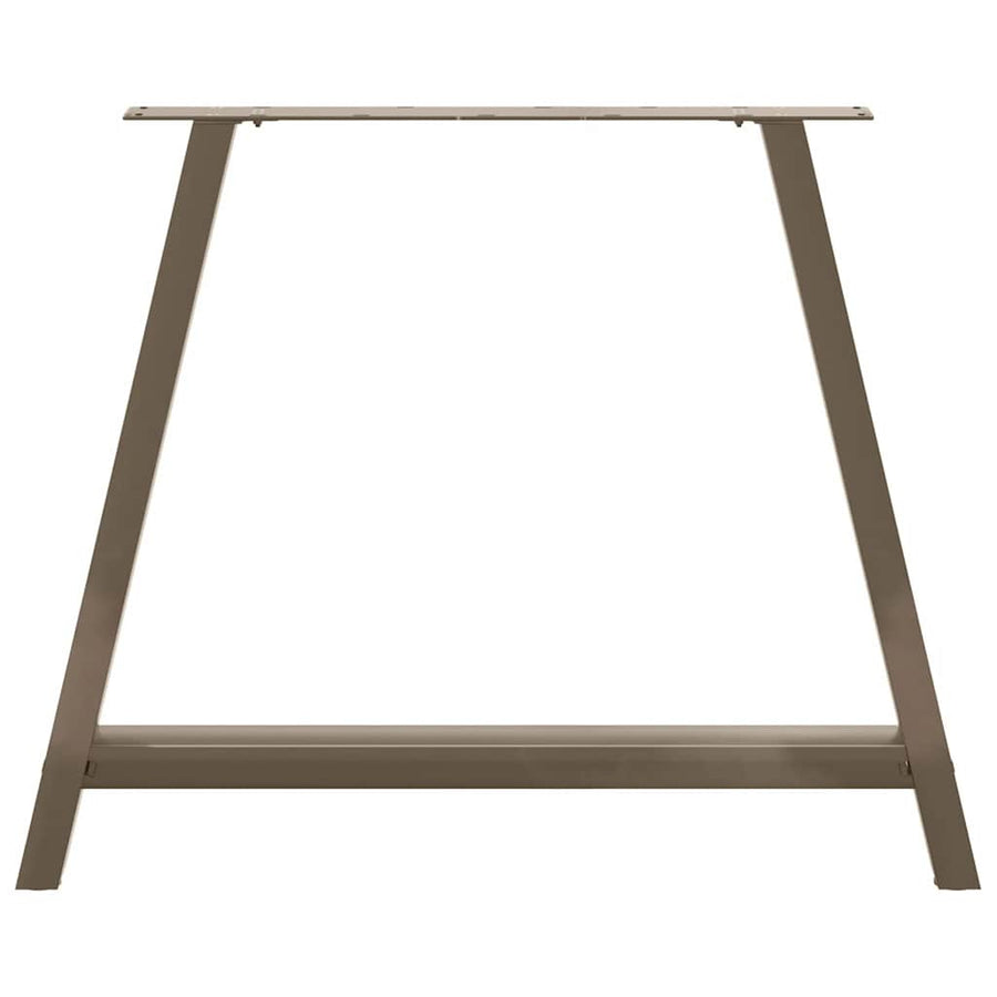 Salontafelpoten 2 St A-Vormig Staal 100 x (72-73) cm Naturel