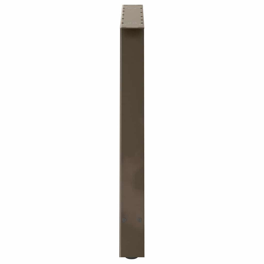 Salontafelpoten 2 St A-Vormig Staal 100 x (72-73) cm Naturel