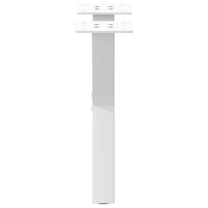 Salontafelpoten 2 st X-vormig 30x(30-31) cm staal wit