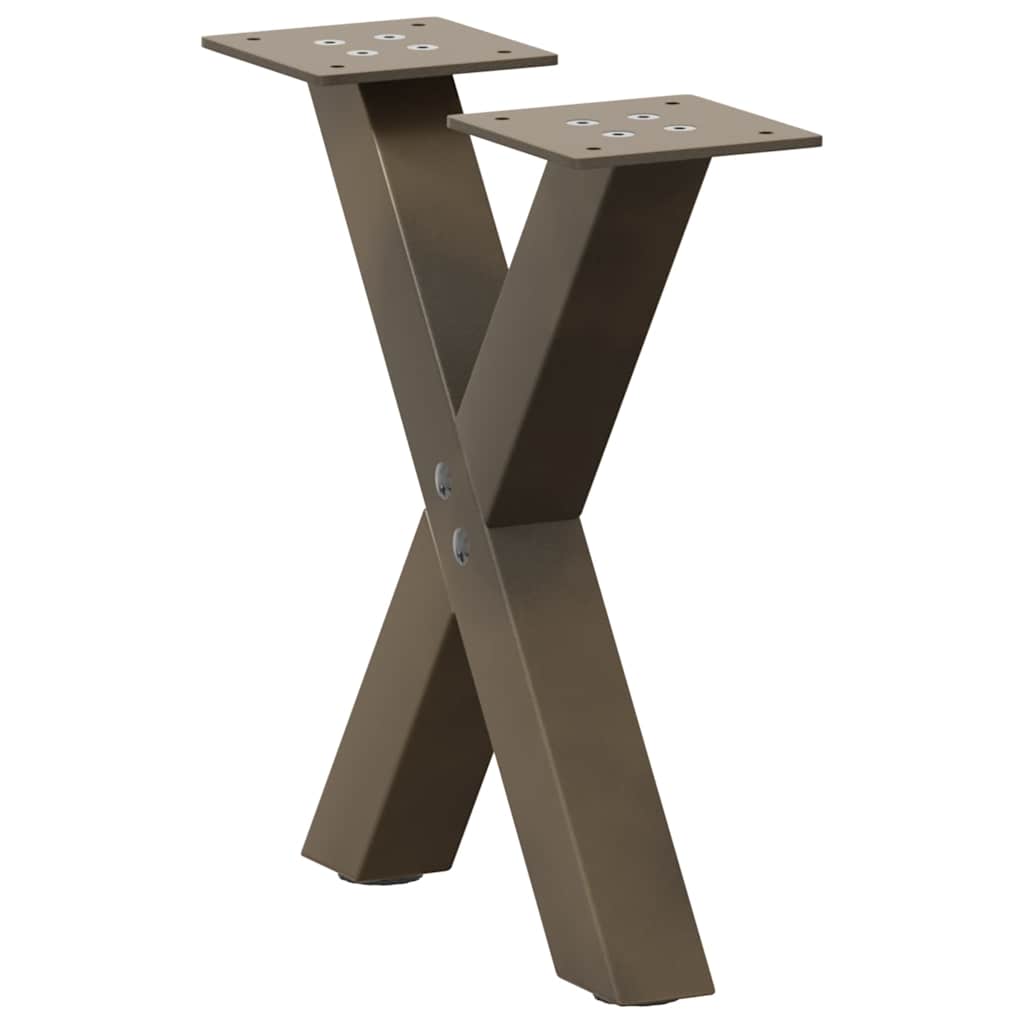 Salontafelpoten X-Vormig 30X(30-31) Cm Staal Naturel 2