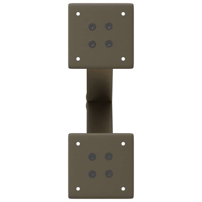 Salontafelpoten X-Vormig 37X(30-31) Cm Staal Naturel 2 37 x (30-31) cm (40 mm)