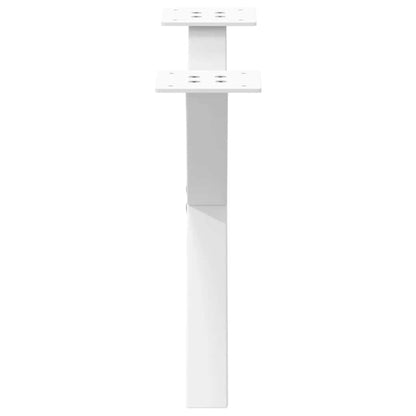 Salontafelpoten 2 st X-vormig 50x(30-31) cm staal wit