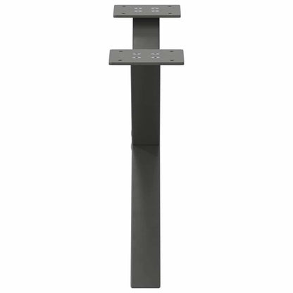 Salontafelpoten 2 st X-vormig 50x(30-31) cm staal antraciet